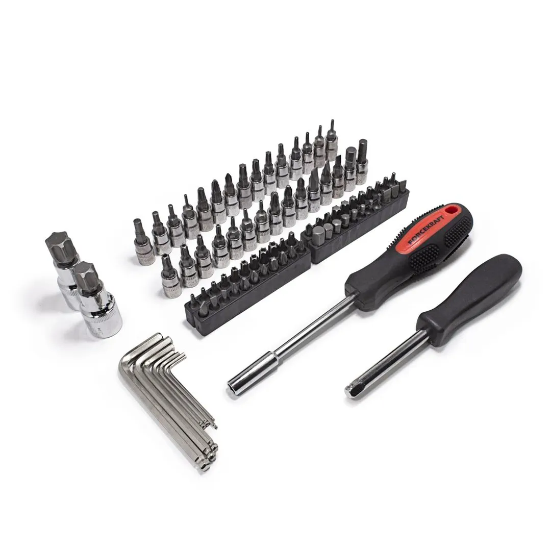 Набор инструментов 216 пр 1/4''&3/8''&1/2'' 6-гр ForceKraft FK-38841New