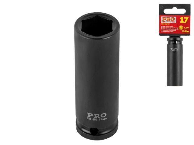 Головка ударная 1/2" 17 мм 6-гр. глубокая PRO STARTUL PRO-30117