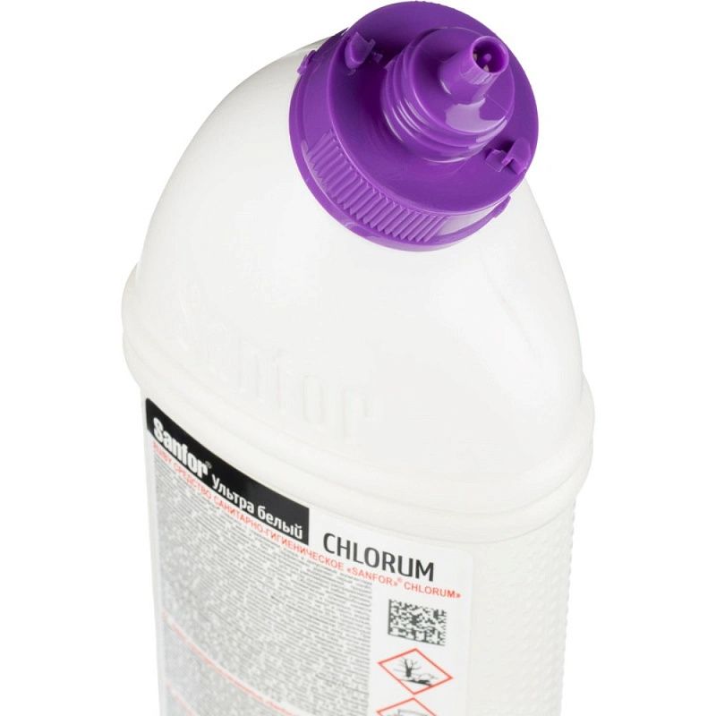 Средство чистящее для сантехники "Sanfor Chlorum Ультра", 750 мл