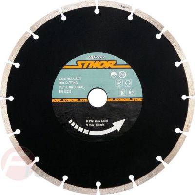 Круг алмазный 125x22,2 мм сегмент Sthor 08781