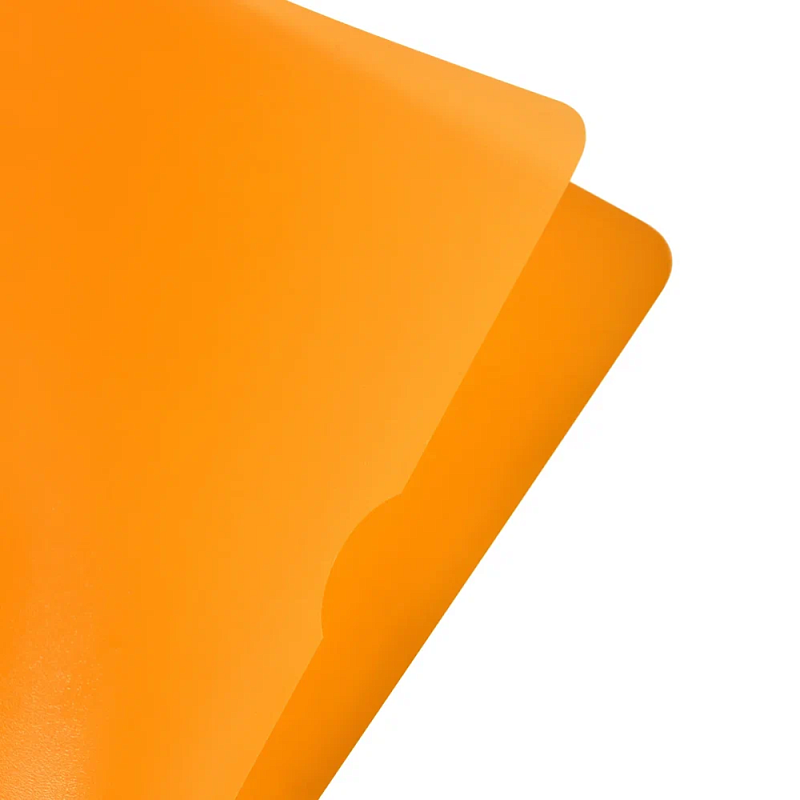 Папка-уголок "Inter-folia", А4, 115 мк, оранжевый