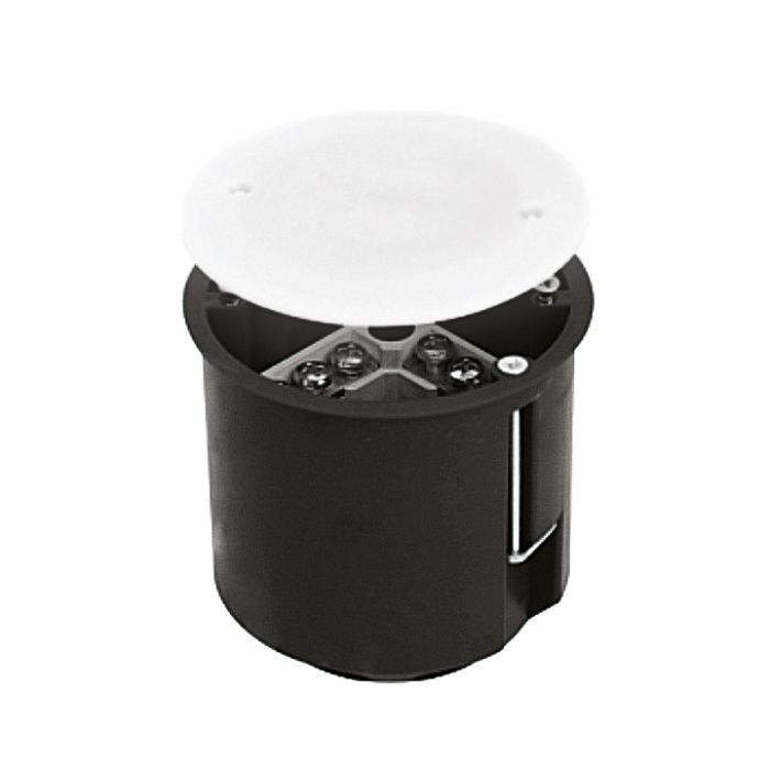 Коробка универсальная КМП-020-029 углубленная с металлическими лапками, клеммником и крышкой (80х70) EKF PROxima plc-kmp-020-029