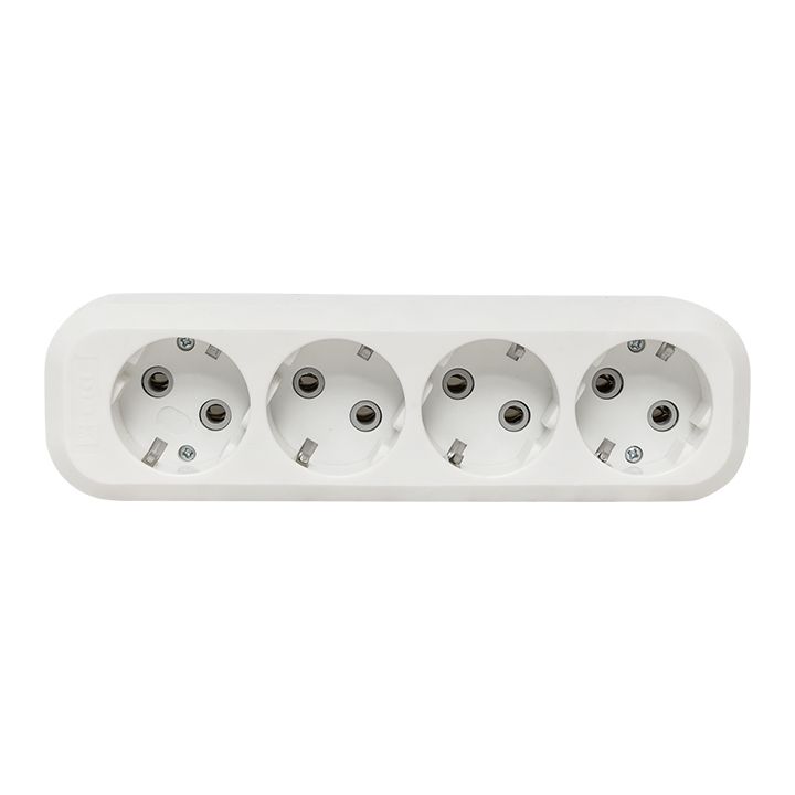 Колодка 4 гн, 16А 3,5кВт с/з Эксперт EKF PROxima AKB16-4