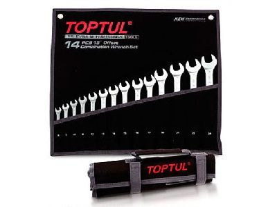 Набор ключей комбинированных 10-19 мм 8 пр. Toptul GPAB0802