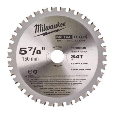 Пильный диск по металлу 135х20 мм Z30 Milwaukee 48404070