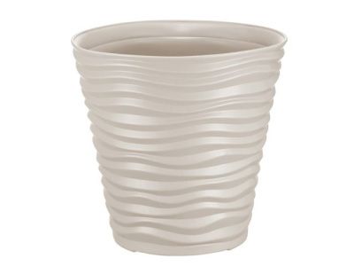 Кашпо ДЮНА D460 мм 50л, кремовый IDEA М3403
