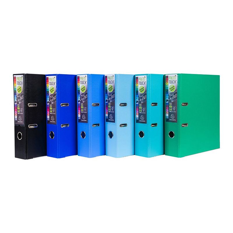 Папка-регистратор "Exacompta", A4, 80 мм, ПВХ, красный