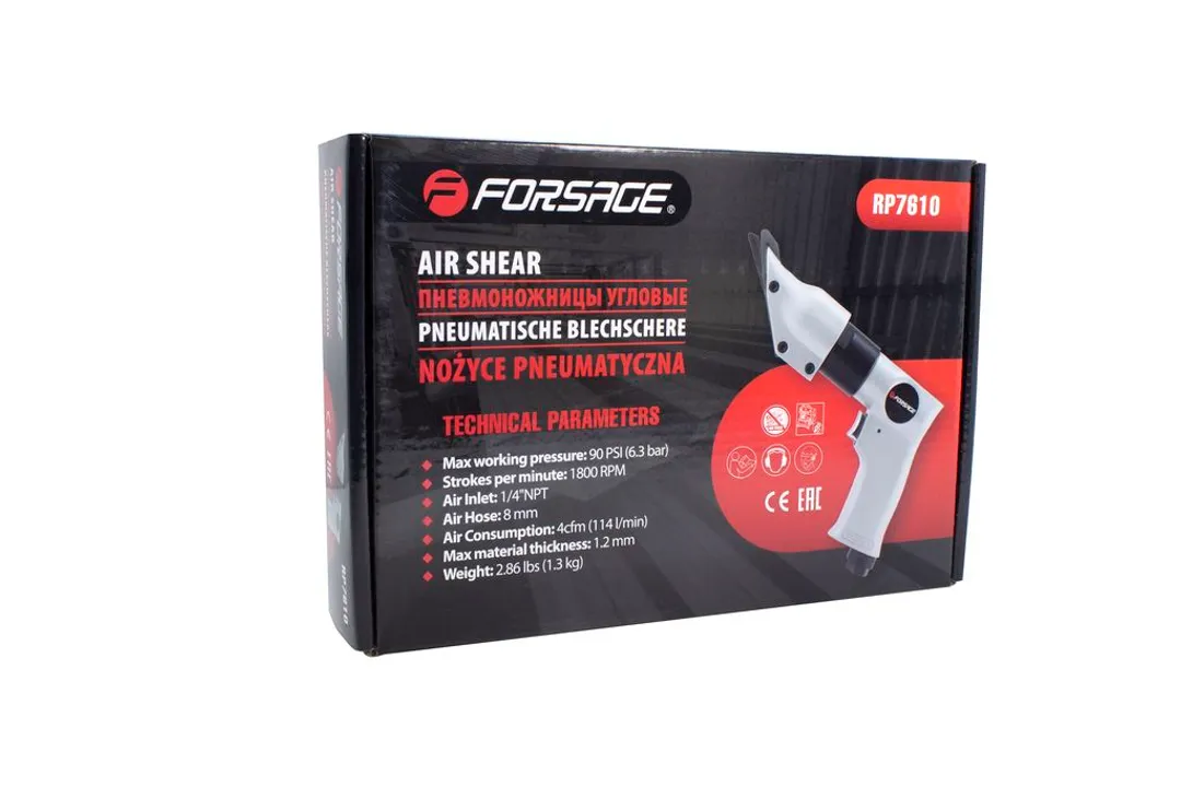 Пневмоножницы угловые Forsage F-RP7610