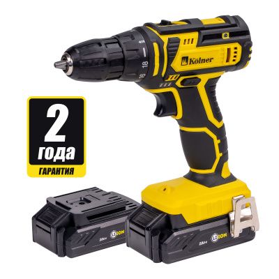Шуруповерт аккумуляторный KCD 16-2L (кн16-2л) KÖLNER 8020100442