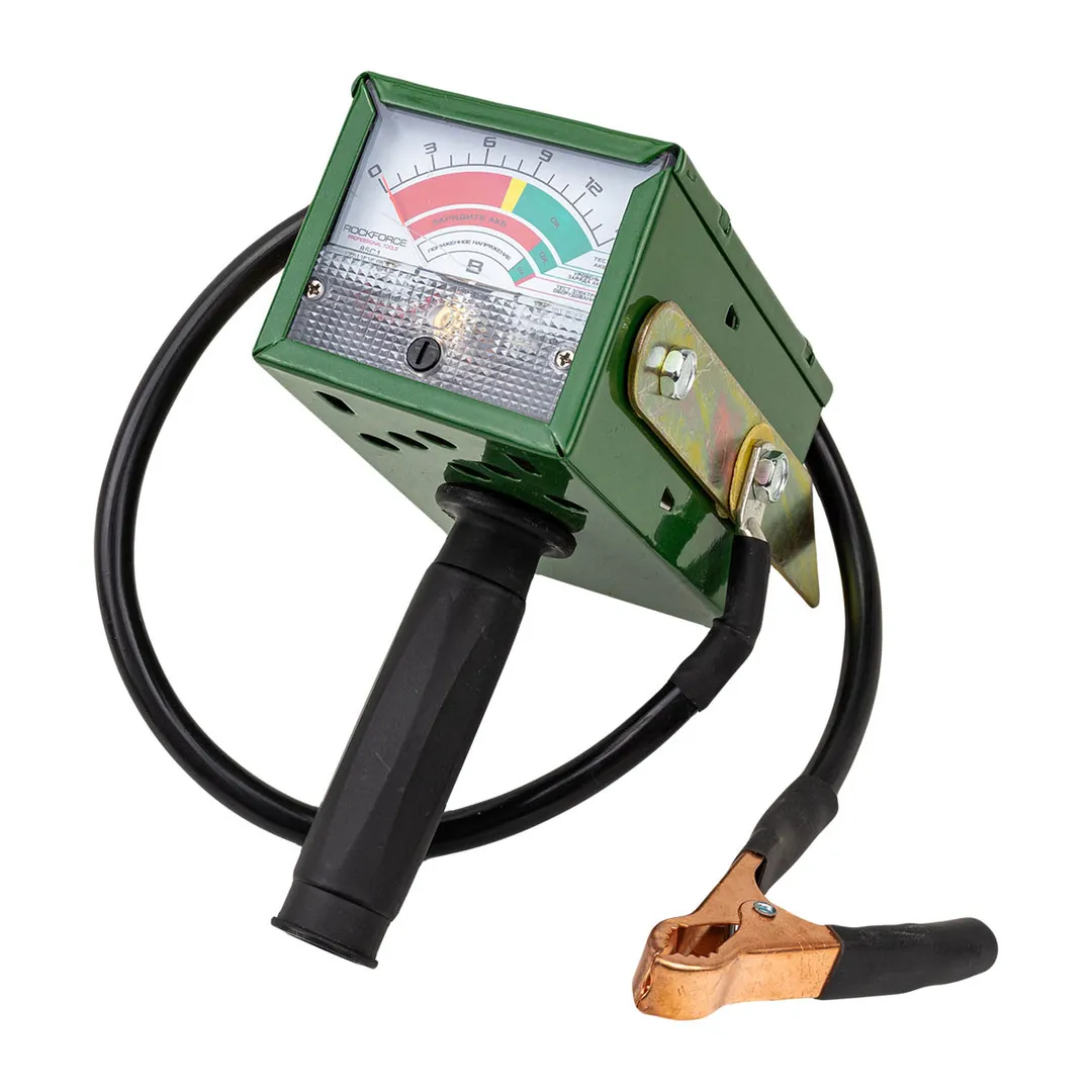 Тестер аккумуляторных батарей аналоговый 12V, 100А RockForce RF-B100