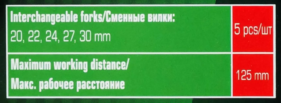 Съемник шаровых опор в комплекте со сменными ''губками'', размер зева: 20, 22, 24, 27, 30 мм, 5 пр PATRON P-905T8