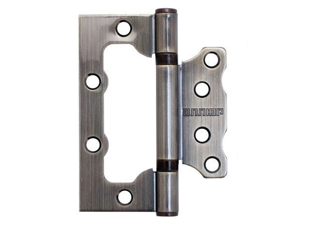 Петля накладная 100х75 2BB AB 2,5мм бронза, 2 шт АЛЛЮР УЗК 7652