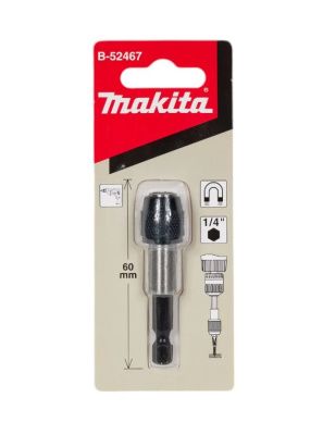 Магнитный держатель бит с зажимным патроном 60 мм Makita B-52467