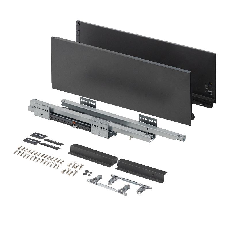 Система ящиков Evolution L-450 h167 графит SOFT CLOSE ДСП16мм SLIMBOX EVOLUTION 117770