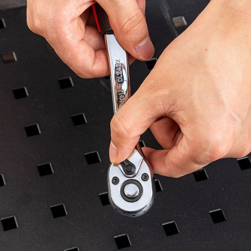 Трещотка 3/8", 200 мм, 72 зуба Deli RS EDL2422