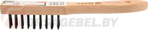 Щетка ручная стальная 5 рядка Yato YT-6359