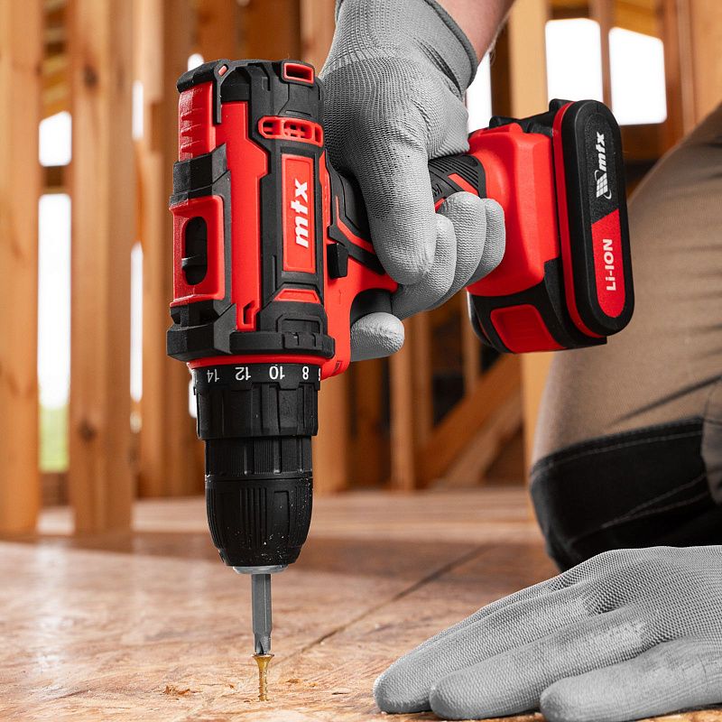 Дрель-шуруповерт аккумуляторная CDS-20, Li-Ion, 20 В MTX 26186