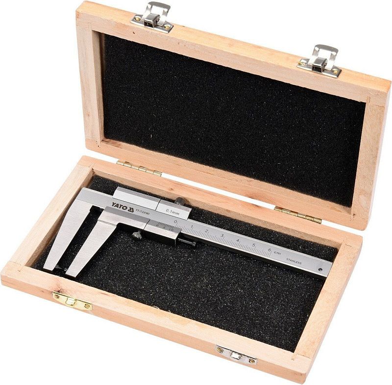 Штангенциркуль для тормозных дисков 160 мм 0-60 мм Yato YT-72090