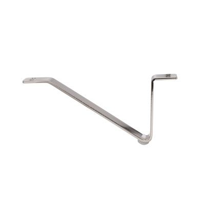 Опора меб. мет. KARIDA h100 инокс AKS 85884