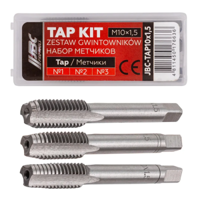 Метчик M10x1,5 3 шт JBC JBC-TAP10x1,5