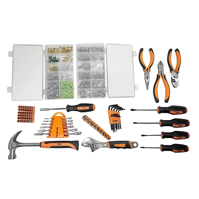 Набор инструментов 1300 пр. 1/2'', 6-гр. ''Дорожный кейс'' ISMA ISMA-513002