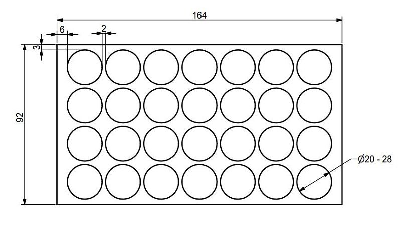 Заглушка самоприлипающая к эксцентрику зеленый эвкалипт, 20996, лист-28шт., FOLMAG 117816