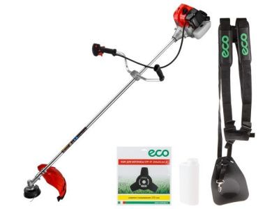 Мотокоса GTP-251 Power, 2.5 кВт, 3.4 л.с., лёгкий запуск, нож 3Т, ремень двухлямочный ECO EC1550-4