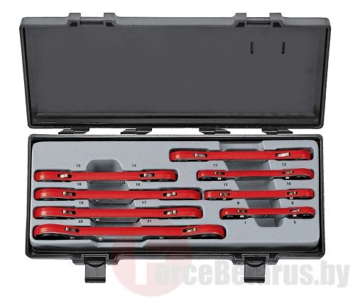 Набор трещоточных ключей 6-22 мм, 8 пр. Force 50810