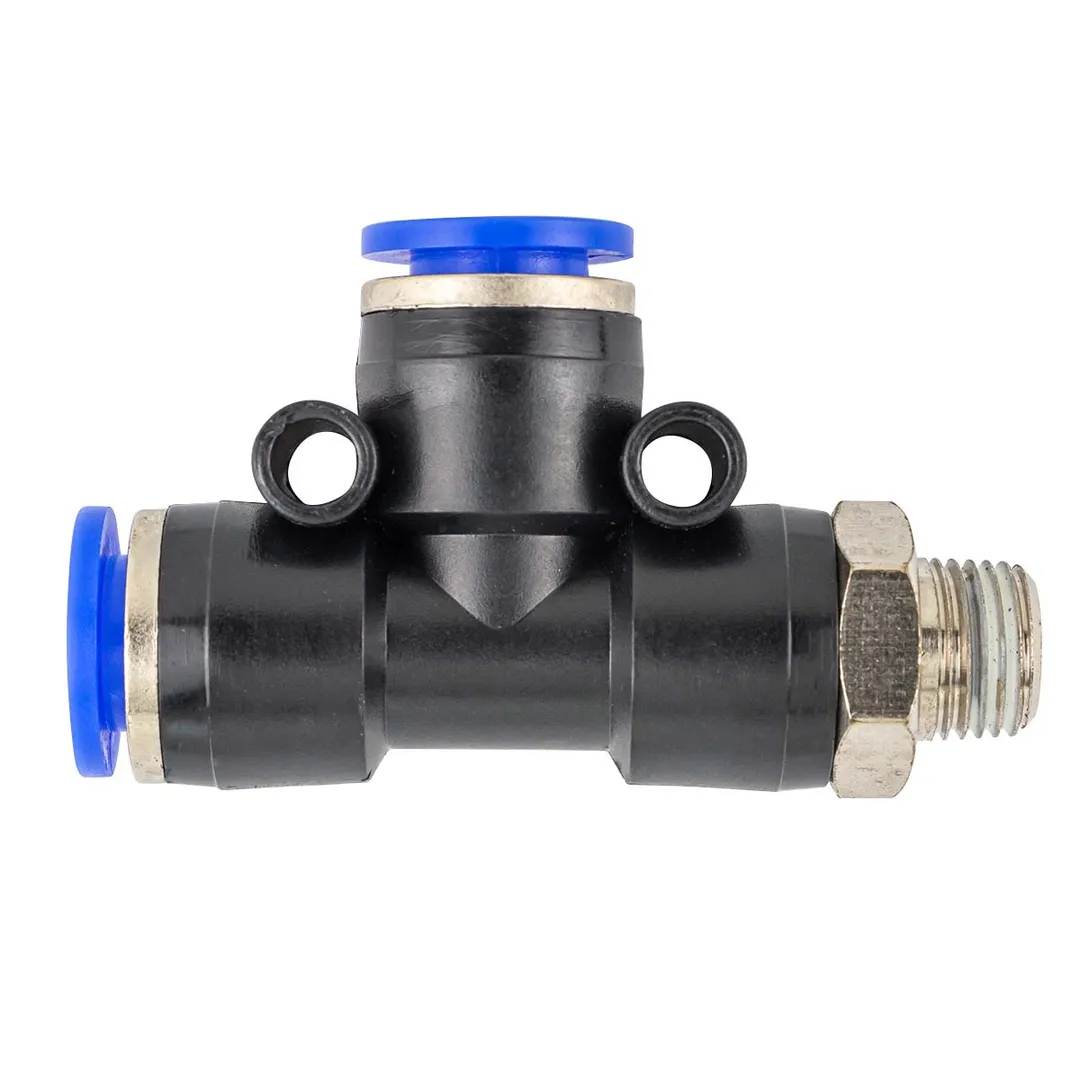 Фитинг Т-образный для пластиковых трубок 8 мм-наружная резьба 1/8'' Forsage F-SPD08-01