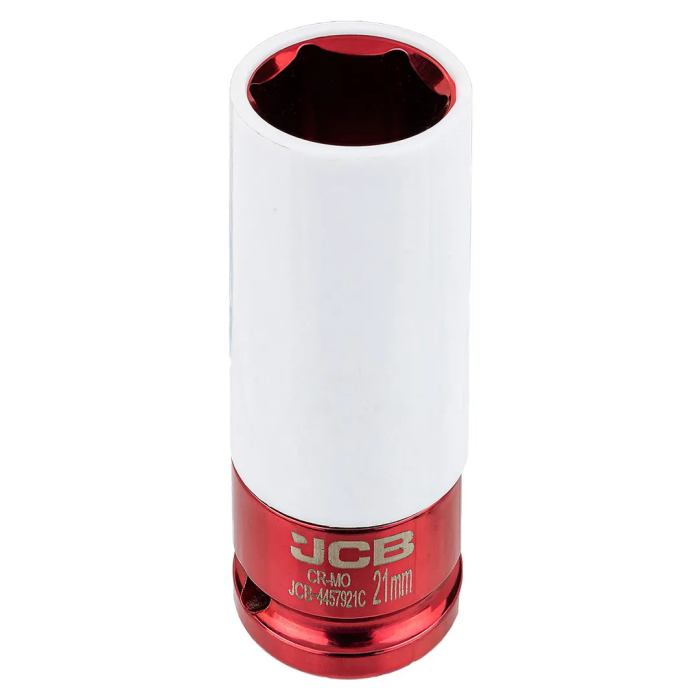 Головка ударная глубокая для литых дисков с защитным кожухом 21 мм 1/2'' JCB JCB-4457921C