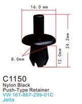 Клипса для крепления внутренней обшивки а/м GM, пласт., 100 шт Forsage C1150(GM)