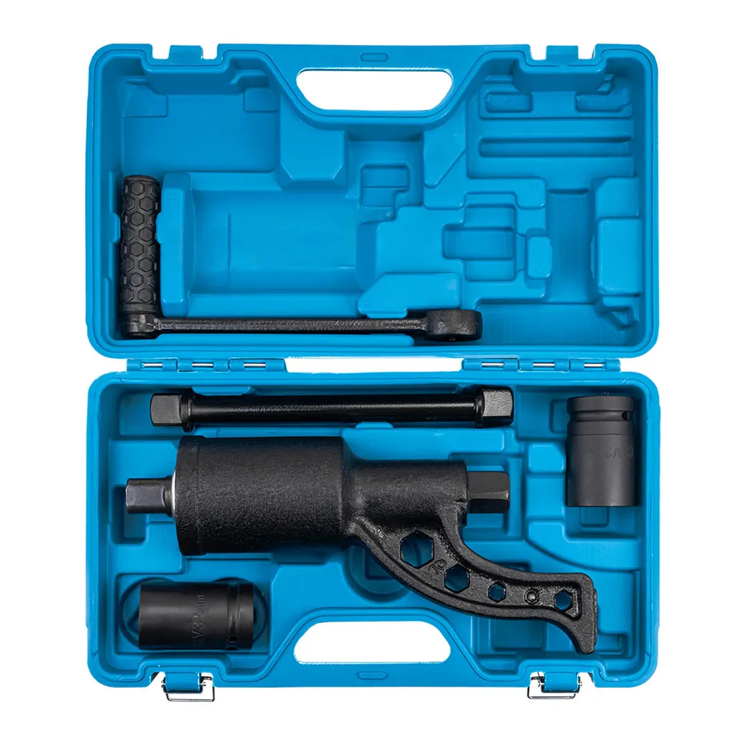 Гайковерт ручной с редуктором 1:68, 5800 Н/м, 1", головки 32, 33 мм, L310 мм Forsage F-3411384