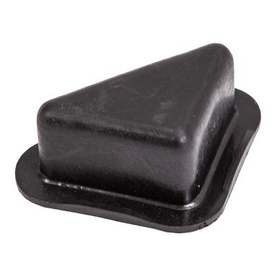 Опора мебельная пласт. уголок h20, черный RU 108322