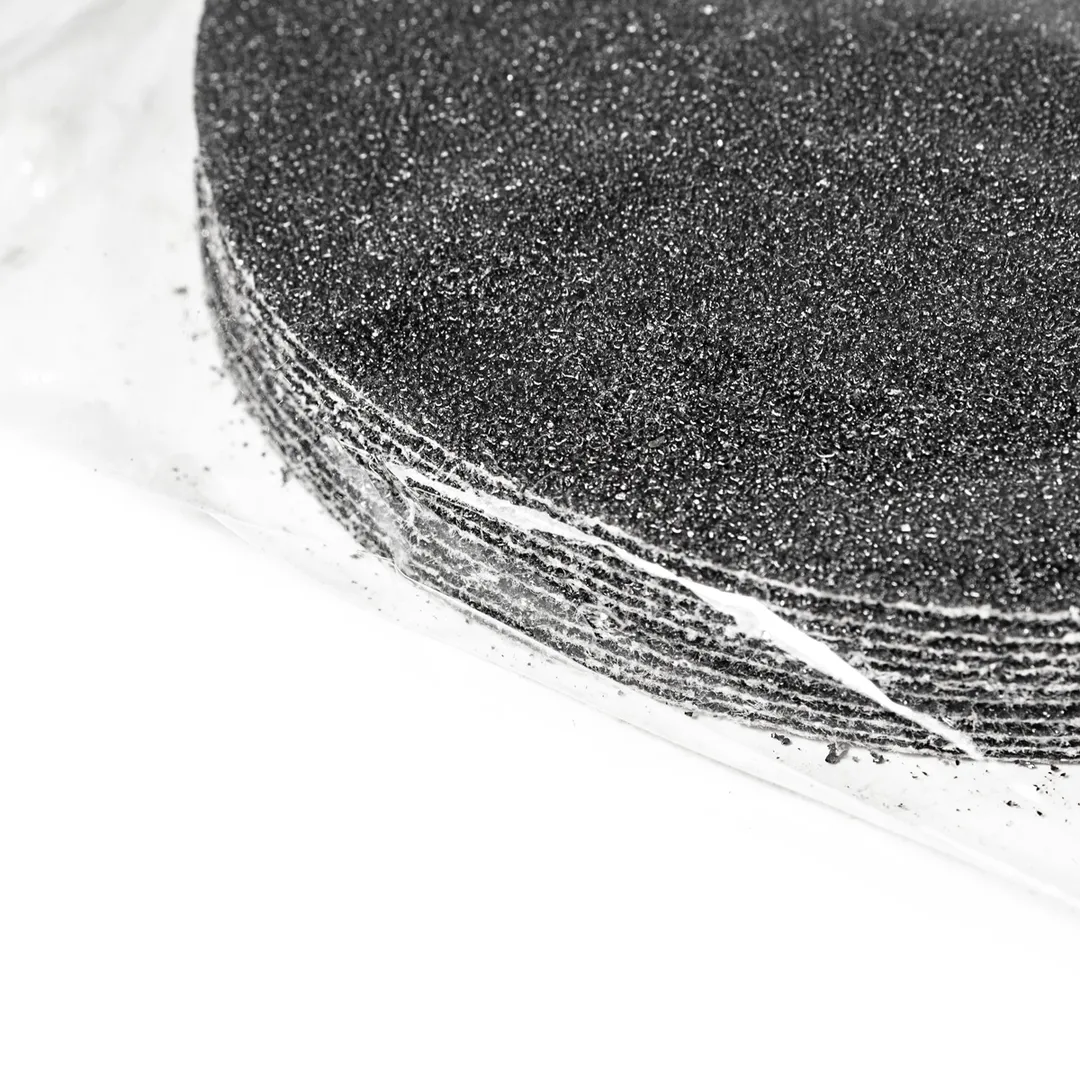 Круг абразивный шлифовальный для липучки на фибровой основе 115 мм, 10 шт, P40 Forsage F-SD440S