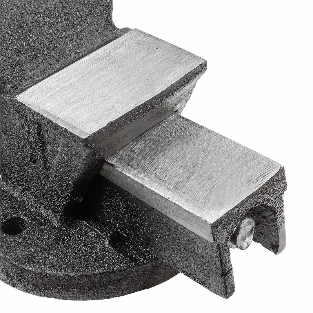 Тиски стальные с наковальней 100 мм RockForce RF-6540204