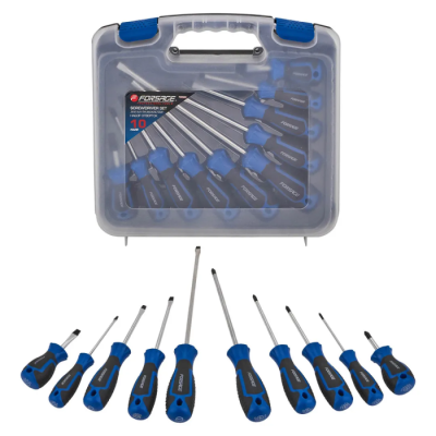 Набор отверток 10 пр Forsage F-7008С