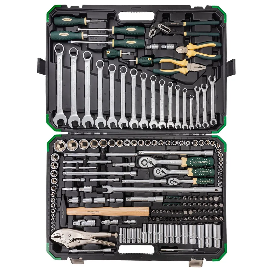 Набор инструментов 180+2 пр 1/4''&3/8''&1/2'' 6-гр&12-гр RockForce RF-41802+2