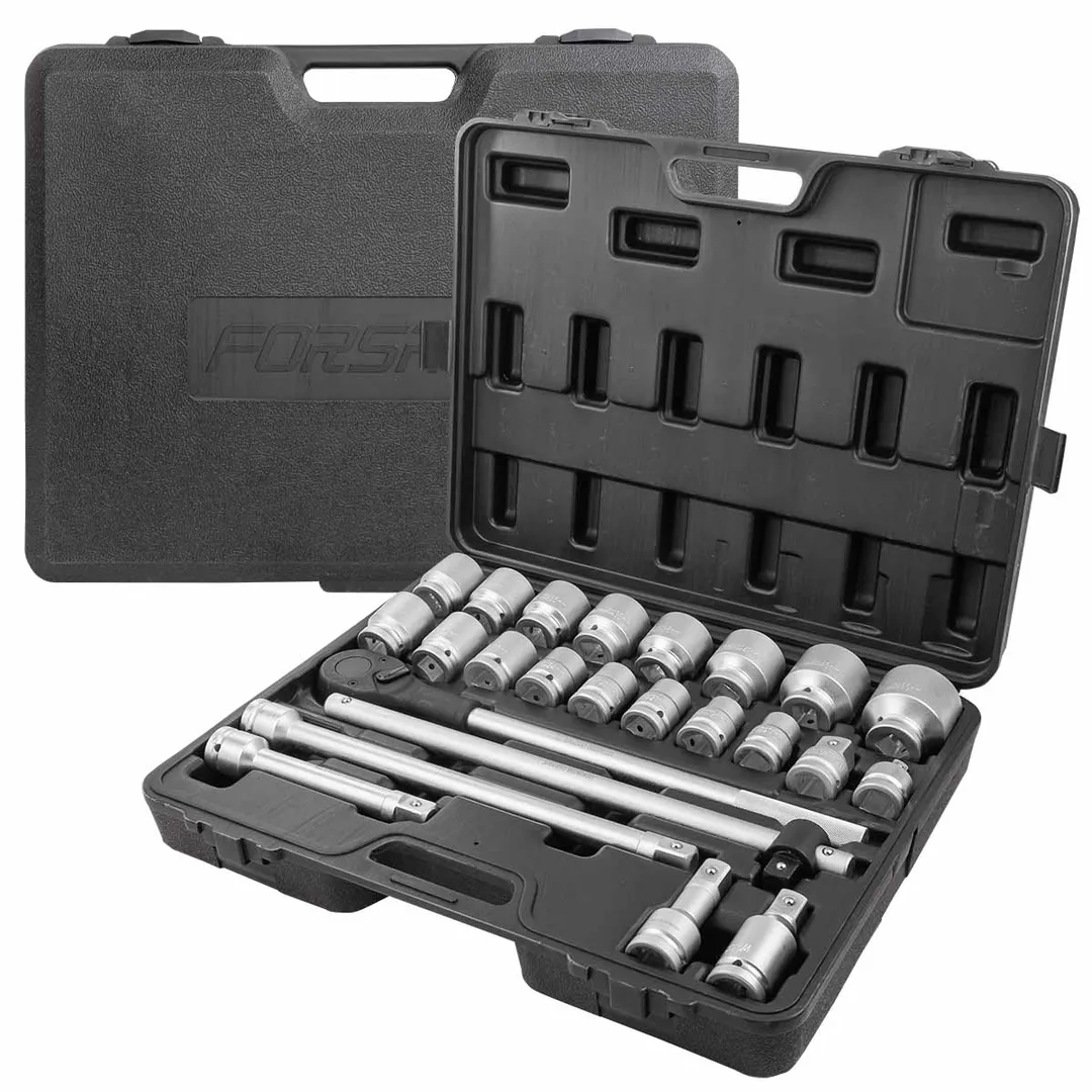 Набор торцевых головок 17-50 мм 24 пр 3/4'', 12-гр Forsage F-6241-9