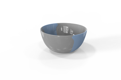 Салатник двухцветный Taila ovalis 0,7 л. (васильковый) BEROSSI ИК 51761000