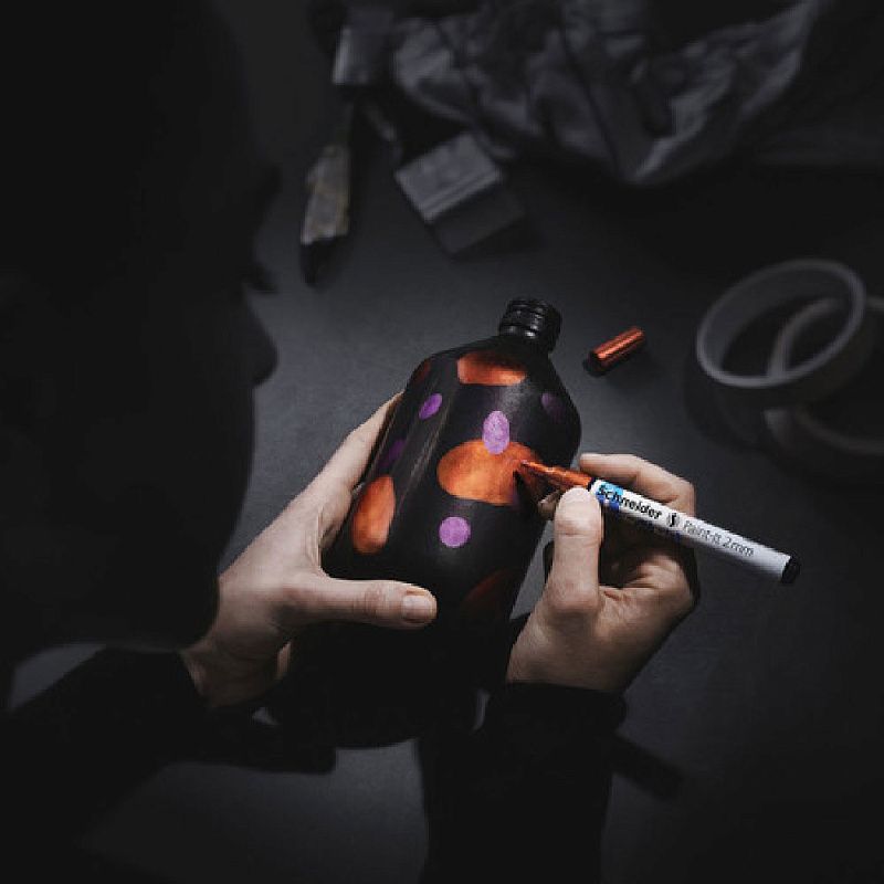 Набор маркеров перманентных Schneider "Paint-It 011 Set 2", 4 шт, ассорти металлик