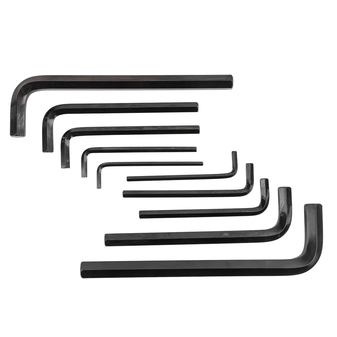 Набор ключей Г-обр. 6-гр. длинных 10 пр. 6, 7, 8, 10, 11, 12, 14, 17, 19, 22 мм Forsage F-5107L