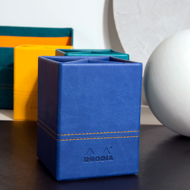 Карандашница "Rhodiarama", 80x80x110 мм, бледно-желтый