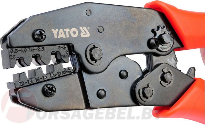 Пресс-клещи для обжима проводов 0.5-6.0/20-10 AWG Yato YT-2250