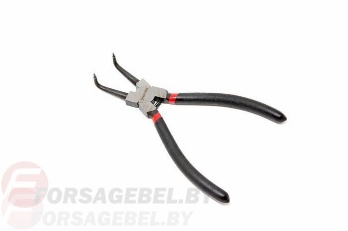 Съемник стопорных колец гнутый 90°, на сжим, 150 мм Partner PA-68-150HB