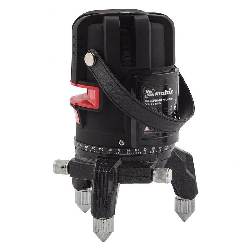 Лазерный уровень ML 05 Red, 20 м, 635 нм, резьба 5/8'' Matrix 35066