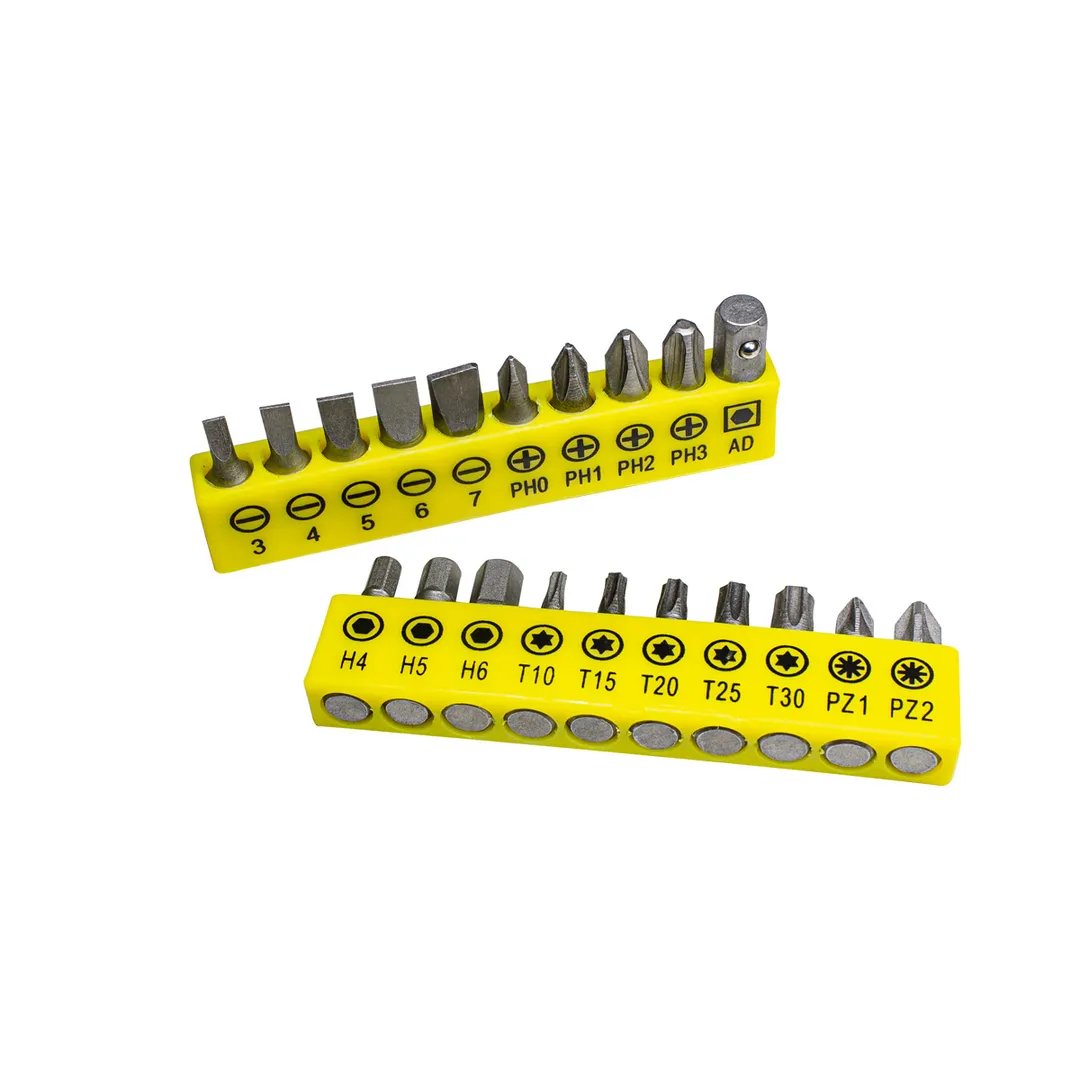 Набор инструментов 142 пр, молоток, пассатижи, отвертки, нож, рулетка, ножницы, биты, расходник WMC TOOLS WMC-10142