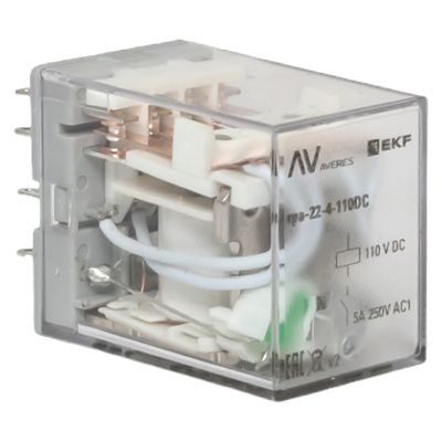Реле промежуточное RPA 22/3 6A 110В DC EKF AVERES rpa-22-3-110DC