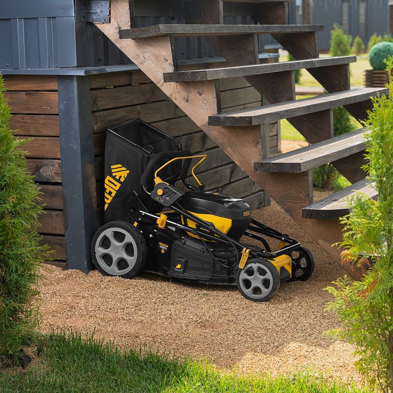 Газонокосилка аккумуляторная бесщет. DLM-460, 460 мм, травосб. 65 л., Li-Ion, 40 В Denzel 58911