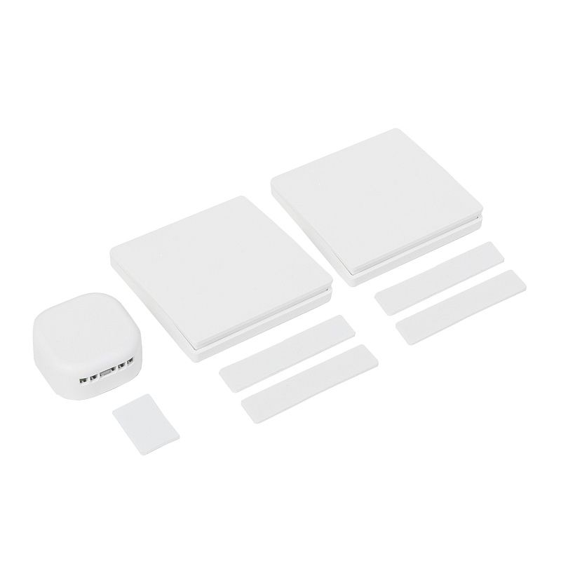 Выключатель кинетический, с реле, проходной, 1 клавиша, белый, AKS 124626