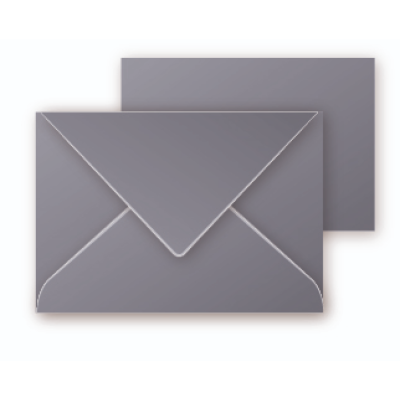 Конверт "Pollen", 75x100 мм, 120г/м, серый